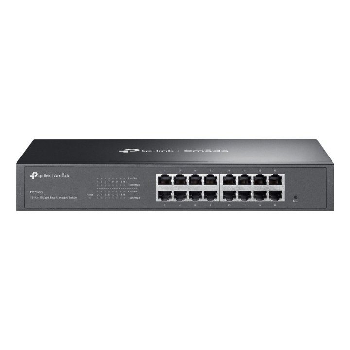 Switch Semigestionable Tp-link Omada Es216g 16p 16xlan Gb Metal