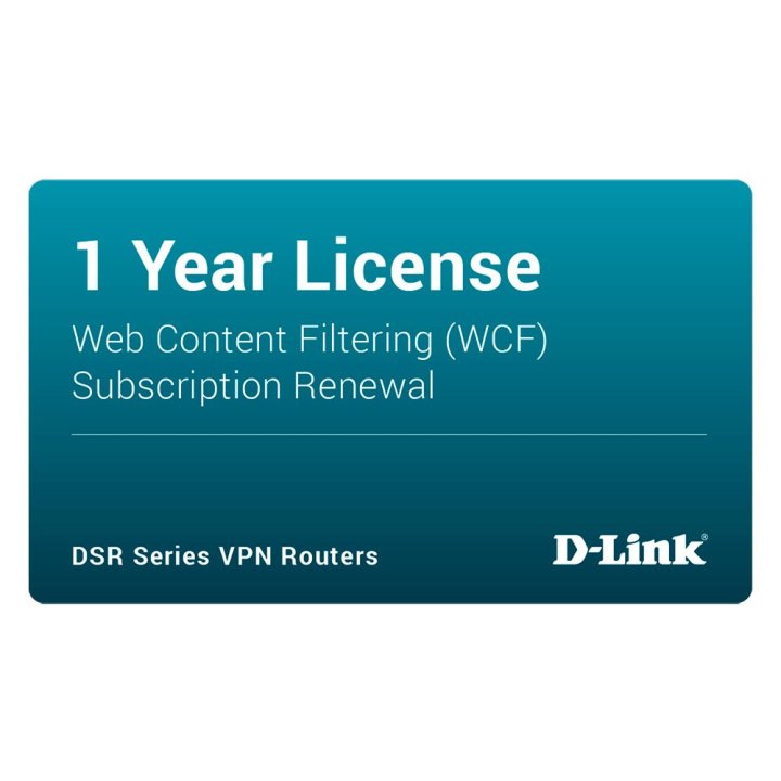 Licencia Dlink De Filtrado De Contenido Web Dinamico 12 Meses Dsr-250
