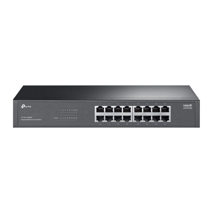 Switch No Gestionable Tp-link Ls1016g 16p 16xlangb Montaje En Rack