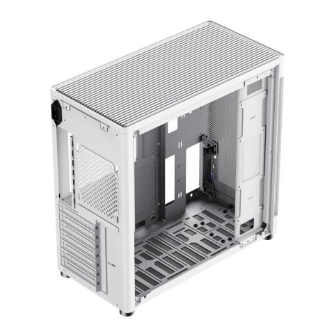 Caja Atx Semitorre Coolbox Mesh Atx Mp1 1x3,5" 3x2,5" 1xusb 3.2 1xusb-c Gpu Max 355mm Color Blanco