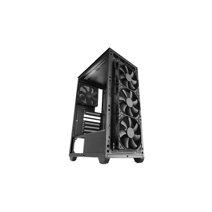 Caja Atx Semitorre Mars Gaming Mcpmax Pure Black Frontal Mesh 4xfbd 120mm 2x2,5 2x3.5 Usb 3.0