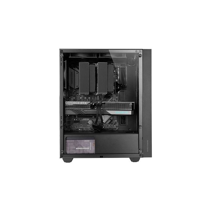 Caja Atx Semitorre Mars Gaming Mcpmax Pure Black Frontal Mesh 4xfbd 120mm 2x2,5 2x3.5 Usb 3.0