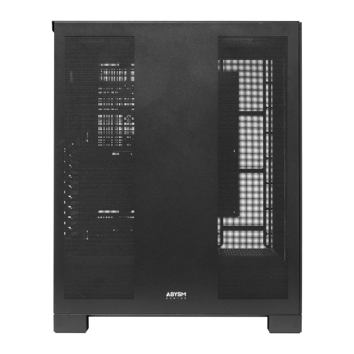 Caja E-atx Torre Abysm Ai Pro 100 Workstation Negra 9xslots 6xssd 2xhdd 2xusb 3.0 1xusb-c Color Negro