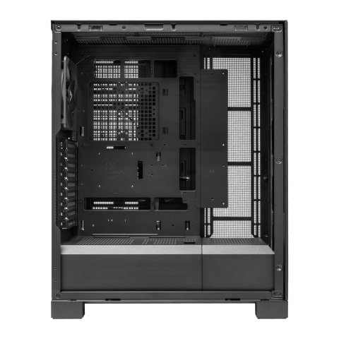 Caja E-atx Torre Abysm Ai Pro 100 Workstation Negra 9xslots 6xssd 2xhdd 2xusb 3.0 1xusb-c Color Negro