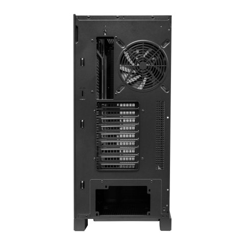 Caja E-atx Torre Abysm Ai Pro 100 Workstation Negra 9xslots 6xssd 2xhdd 2xusb 3.0 1xusb-c Color Negro
