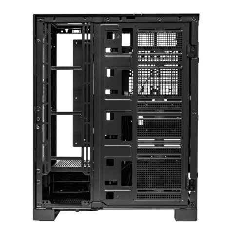 Caja E-atx Torre Abysm Ai Pro 100 Workstation Negra 9xslots 6xssd 2xhdd 2xusb 3.0 1xusb-c Color Negro