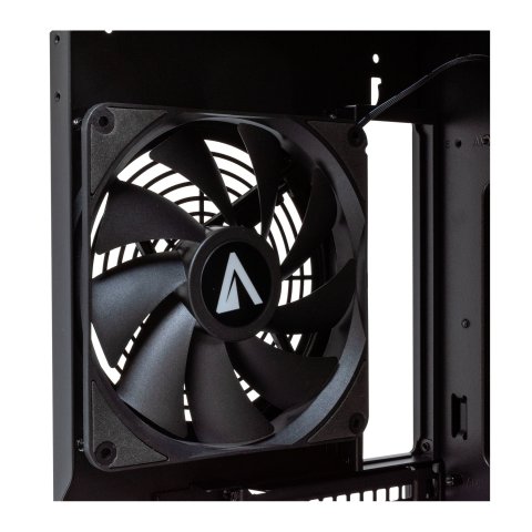 Caja E-atx Torre Abysm Ai Pro 100 Workstation Negra 9xslots 6xssd 2xhdd 2xusb 3.0 1xusb-c Color Negro
