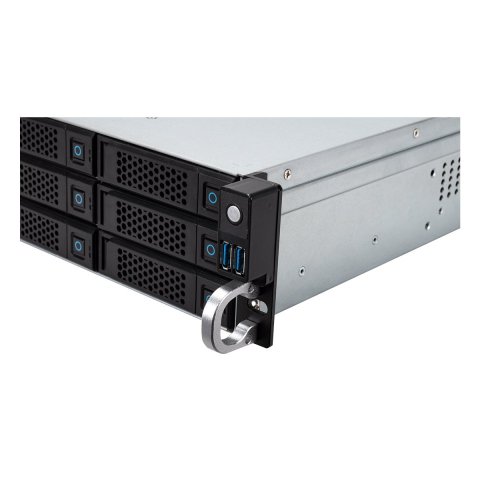 Caja Rack 19" Unykach 4u Atx Plata Negro 20 Bahias Hot Swap 1xusb3.0 1xusb2.0