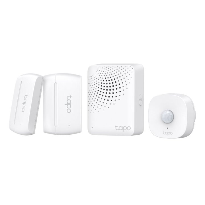 Kit De Sensores Inteligentes Tapo T30 Ventanas puertas Movimiento Y Hub Alarma