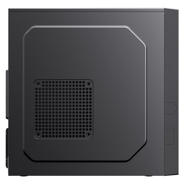Caja Micro Atx Unyka Aero C12 Frontal Aluminio Cepillado Usb3,0 Usb-c Color Negro Sin F.a