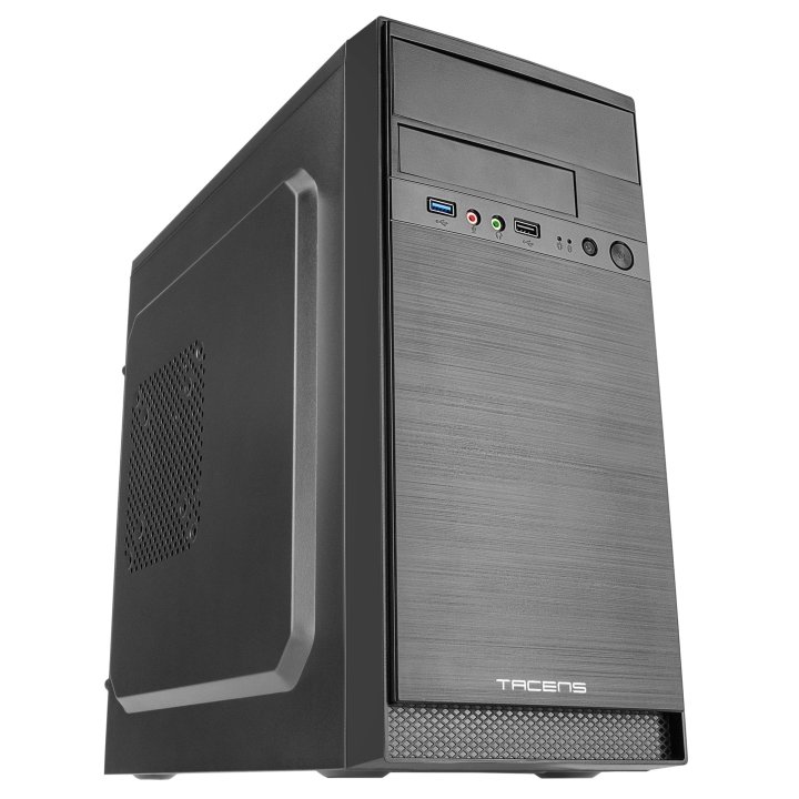 Caja Microatx Tacens Anima Ac4 Usb3.0 Usb2.0 Full Black Ssd Sin Fuente De Alimentacion