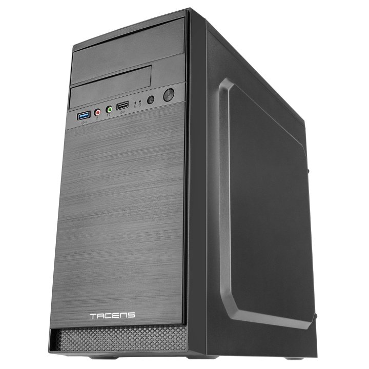Caja Microatx Tacens Anima Ac4 Usb3.0 Usb2.0 Full Black Ssd Sin Fuente De Alimentacion