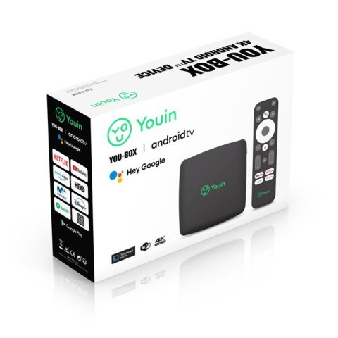 Receptor You-box Youin Android Tv 10.0 8gb Rom Usb 3.0 Ethernet