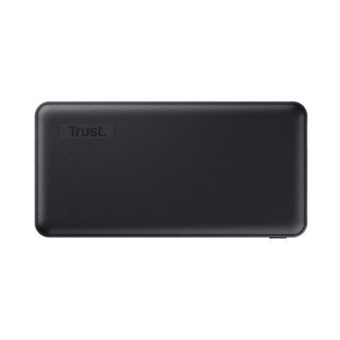 Powerbank Universal Trust 24676 Primo 20000mah Color Negro Input Micro Usb Y Usb-c Out 2 Usb-a 1 Usb
