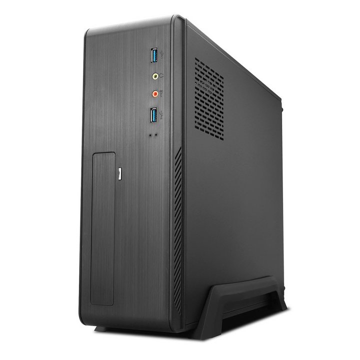 Caja Microatx Slim Tooq Tqc-3006du3c 500w 2 X Usb 3.0 Lector Tarjetas Negra