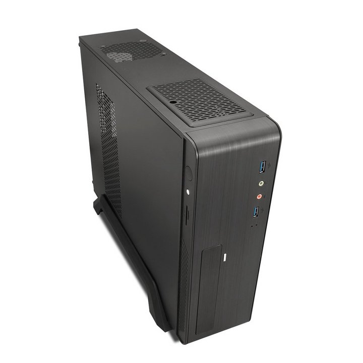 Caja Microatx Slim Tooq Tqc-3006du3c 500w 2 X Usb 3.0 Lector Tarjetas Negra