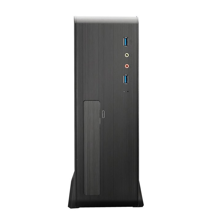 Caja Microatx Slim Tooq Tqc-3006du3c 500w 2 X Usb 3.0 Lector Tarjetas Negra