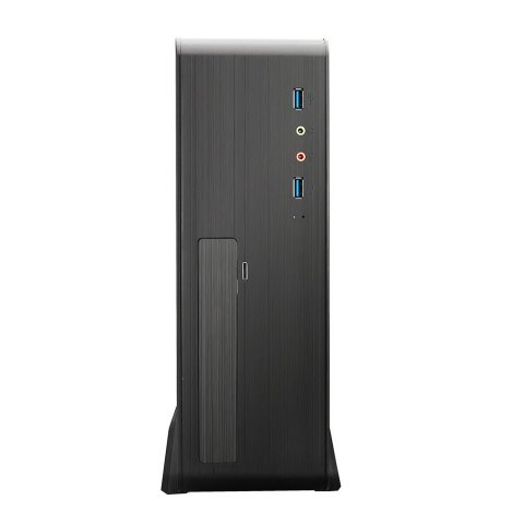 Caja Microatx Slim Tooq Tqc-3006du3c 500w 2 X Usb 3.0 Lector Tarjetas Negra