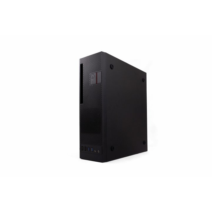 Caja Microatx Slim Coolbox T360 Black Integra Fuente Tfx 80plus Bronze Posicion Vertical Y Horizontal