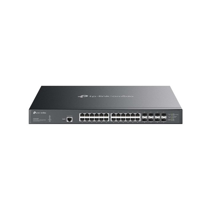 Switch Gestionable L2+ Tp-link Sx3832mpp 24x10gbps Poe++ 8xsfp10gb 770w App Omada Metalico Enrackable