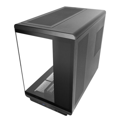 Caja Atx Semitorre Gaming Mars Gaming Mcrev Cristal Templado Gpu 420mm 1x3.5 2x2.5 Negro