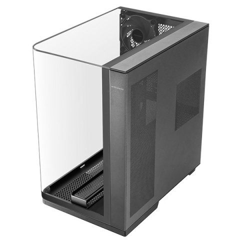 Caja Atx Semitorre Gaming Mars Gaming Mcinfinio Cristal Templado Curvo Gpu 383mm 1x3.5 3x2.5 Negro