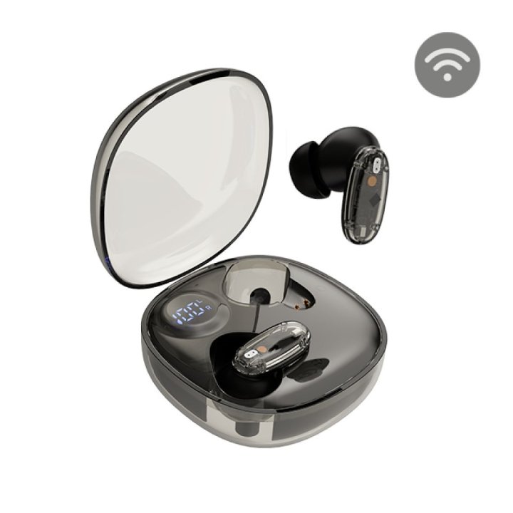 Auricular Intrauditivo Bluetooth Mars Gaming Mhib2  Bt5.1 Tws Estuche 24h Bat. Negro