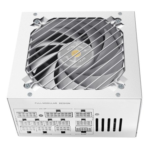 Fuente De Alimentacion Mars Gaming 1000w Modular Atx 3.1 80+ Gold 140mm Silent Blanco