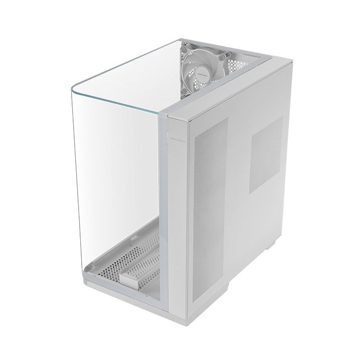 Caja Atx Semitorre Gaming Mars Gaming Mcinfinio Cristal Templado Curvo Gpu 383mm 1x3.5 3x2.5 Blanco