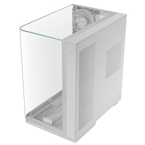 Caja Atx Semitorre Gaming Mars Gaming Mcinfinio Cristal Templado Curvo Gpu 383mm 1x3.5 3x2.5 Blanco