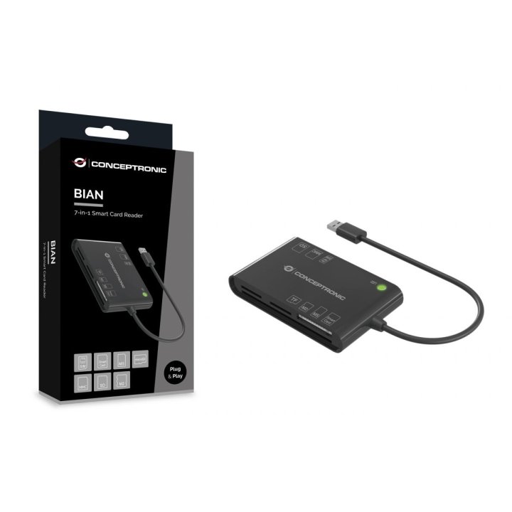 Card Reader Externo Concentronic Bian010b Usb-c...