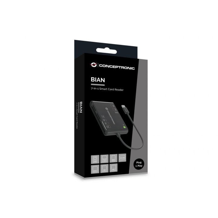 Card Reader Externo Concentronic Bian010b Usb-c...