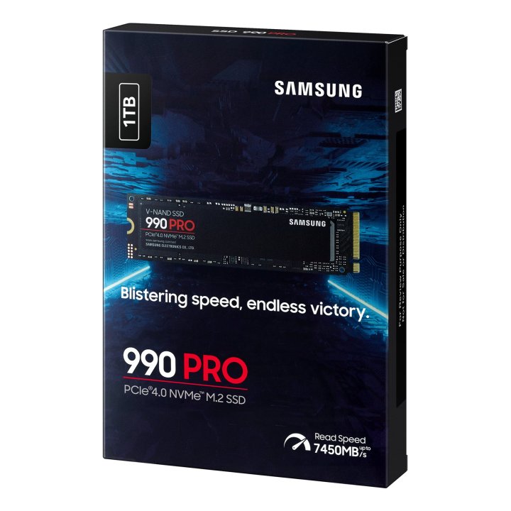 Disco M.2 Nvme 1tb Samsung 990pro Mz-v9p1t0bw  Pcie 4.0 Read 7450mbps Write 6900mbps