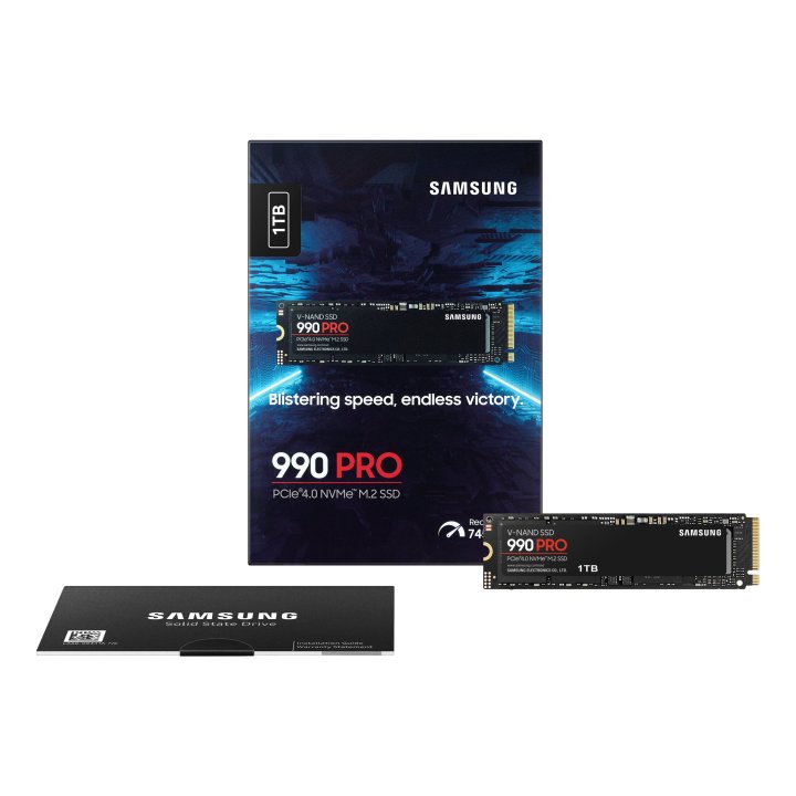 Disco M.2 Nvme 1tb Samsung 990pro Mz-v9p1t0bw  Pcie 4.0 Read 7450mbps Write 6900mbps