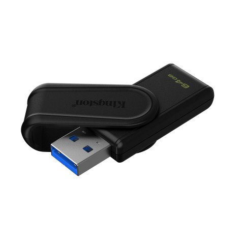 Memoria Usb 64gb Kingston Dtxs 64 Usb3.2
Gen 1 Datatraveler Exodia S (black black)