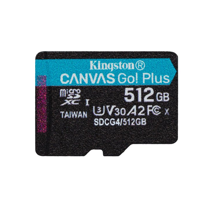 Memoria Sd Micro-sdxc 512gb Gen 4 200mb s V30+ Adaptador Canvas-go Plus Sdcg4 512gb