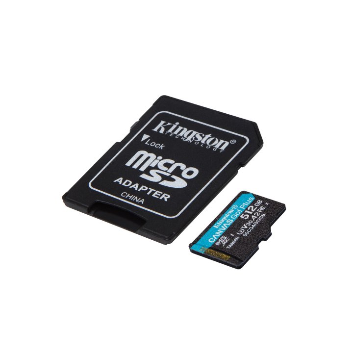 Memoria Sd Micro-sdxc 512gb Gen 4 200mb s V30+ Adaptador Canvas-go Plus Sdcg4 512gb
