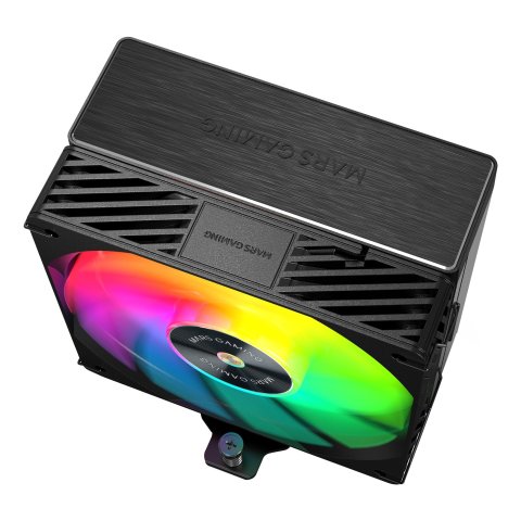 Ventilador Con Disipador De Cpu Mars Gaming Mcpux5 Argb Black Pwm Si 120mm Tdp 280w 