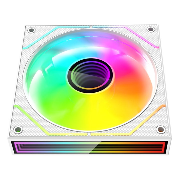 Kit 3xventilador Interno Argb Mars Gaming Mf3dprokit Blanco 120mm Argb Argb Hub Rf Remote