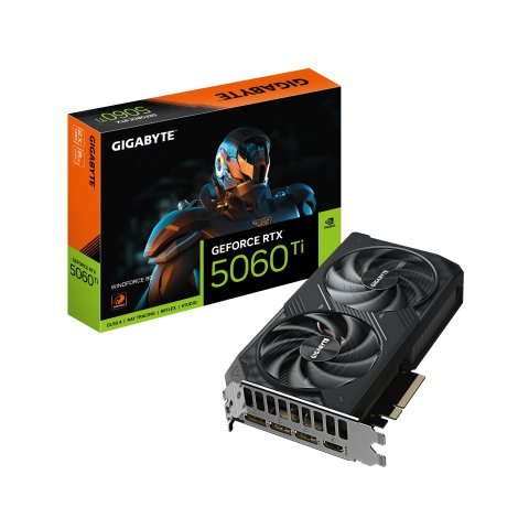 Vga Gigabyte Geforce Rtx 5060 Ti Windforce 8gb Gddr7 3xdp 1xhdmi 2572mhz Cuda 4608 128bit 