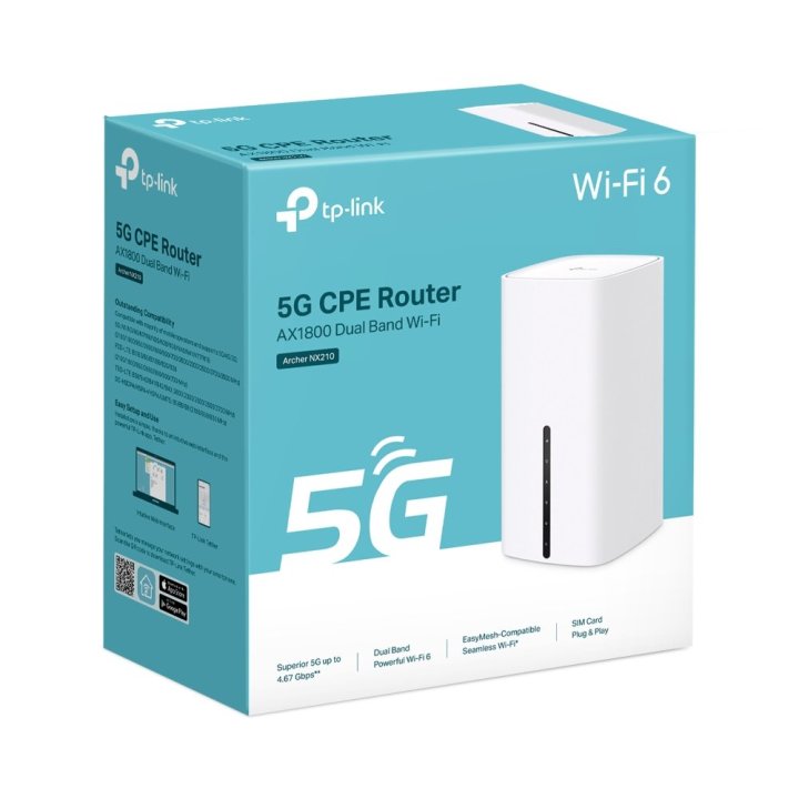 Router 5g Wifi 6 Dualband Tp-link Archer Nx210...