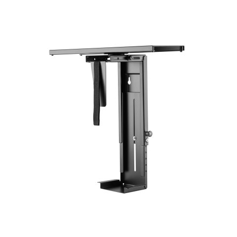 (km0) Soporte Cpu Equip 650892 Para Instalacion Bajo Mesa Giratorio 360§ Acero Color Negro Max. 10kgcash30