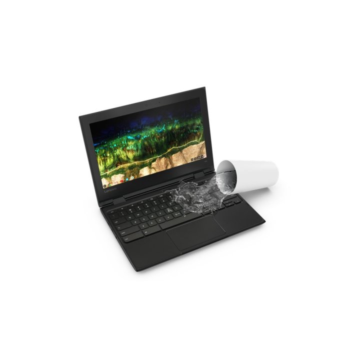 (km0) Portatil Lenovo 500e Intel Celeron N4120 11,6" Yoga Tactil  Incluye Pen 4gb 32gb Chromebook Cash30