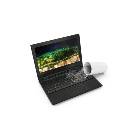 (km0) Portatil Lenovo 500e Intel Celeron N4120 11,6" Yoga Tactil  Incluye Pen 4gb 32gb Chromebook Cash30
