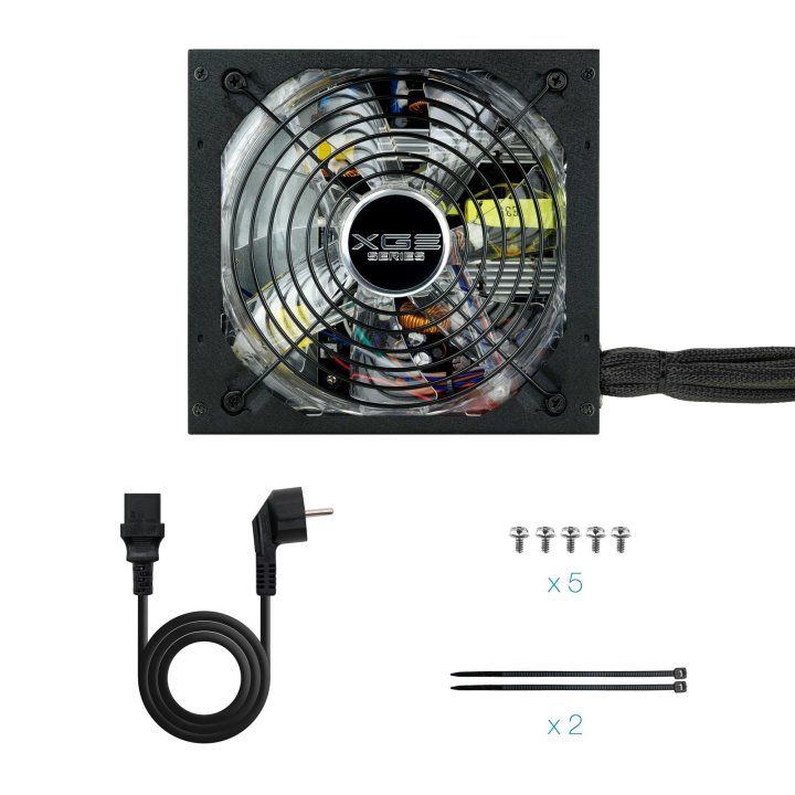Fuente De Alimentacion Gaming Tooq 800w 80+ Bronze Atx12v V2.31 Apfc 82+ Led On off