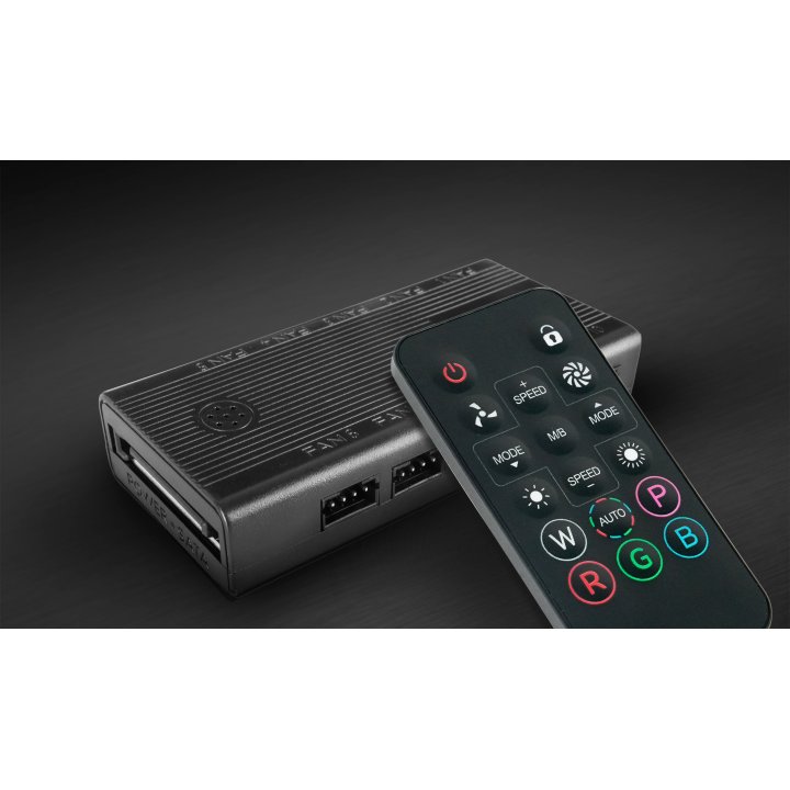 Kit 4xventilador Interno Argb Mars Gaming Mf3dprokit Negro 120mm Argb Hub Rf Remote