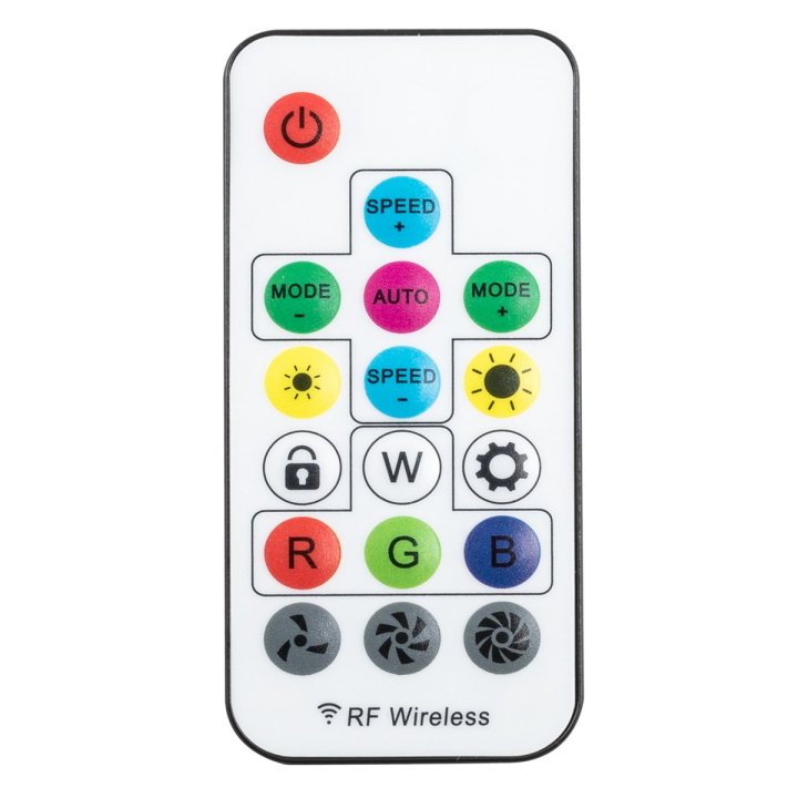 Kit 3xventilador Interno Unyka Candy 120mm Anillo Argb Led 7 Aspas 1500rpm Con Mando A Distancia