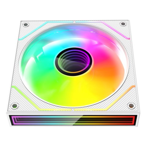 Kit 2xventilador Interno Argb Mars Gaming Mf3dprox2rw Blanco 120mm Argb 360º Pwm Aspas Invertidas