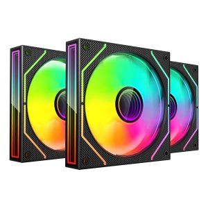 Kit 3xventilador Interno Argb Mars Gaming Mf3dprokit Negro 120mm Argb Argb Hub Rf Remote 2
