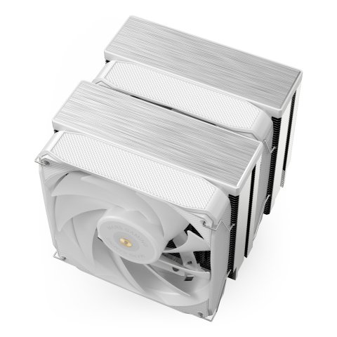 Ventilador Con Disipador De Cpu Mars Gaming Mcpuxu9w Doble Ventilador Fbd Cobre Multisocket Tpd 400w Blanco